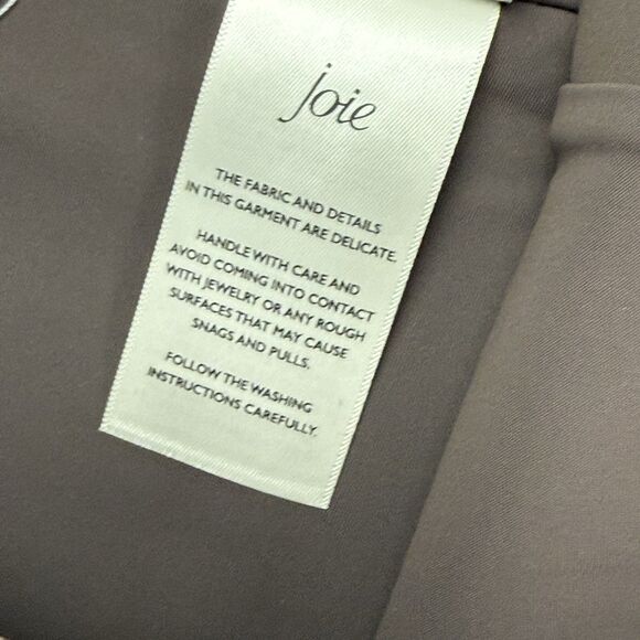 Joie Expresso Brown Faux Vegan Leather Leggings Skinny Fit Size Medium Brown - Picture 5 of 12